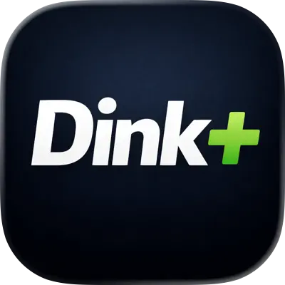Pickleball Dink+ logo